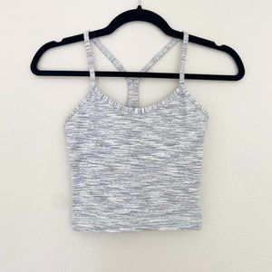 Lululemon Striped Racerback Crop Workout Top